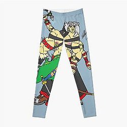 Sound Influenced By Rock Music Attractive Icp Repaint Of Old Picture Vintage Leggings RB3107