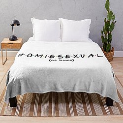 Jidion Blanket - Banned JiDion Homiesexual Meme No Home Throw Blanket RB1609