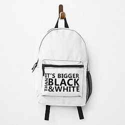 Jidion Backpacks - JiDion Merch BLM Its Bigger Than Black And White Backpack RB1609