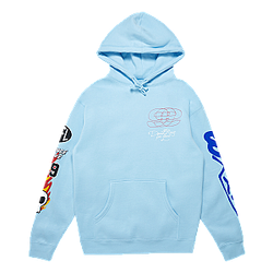 Juice Wrld Hoodies - DR4L 999 Hoodie Blue 