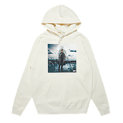 Juice Wrld Hoodies - Fighting Demons Album Cover Hoodie Tan 