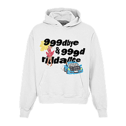 Juice Wrld Hoodies - 999DBYE &amp; 999DRIDDANCE TRIPLE PLATINUM ANNIVERSARY HOODIE 