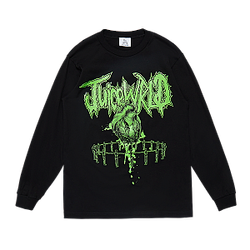 Juice Wrld Sweatshirts - 3D HEART OF THE ABYSS LONG SLEEVE 