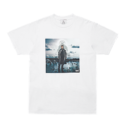 Juice Wrld T-Shirts - Fighting Demons Album Cover Tee White 