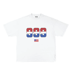 Juice Wrld T-Shirts - 999 4th TEE WHITE 