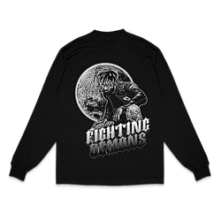 Juice Wrld Sweatshirts - Moonlight Fighting Demons Long Sleeve 