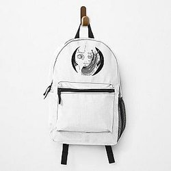 creepy girl with snail junji ito inspired Backpack RB0811