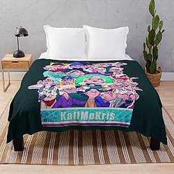 kallmekris art drawing   Throw Blanket RB0811