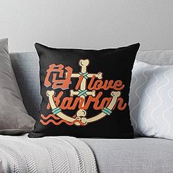 Kankan summer vibes Throw Pillow RB1211