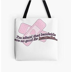 Keshi Bandaids Lyrics  All Over Print Tote Bag RB2407