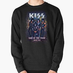 KISS Band-End of the Road World Tour Pullover Sweatshirt RB2411