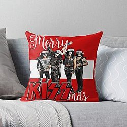 Merry KISSmas 2020  Throw Pillow RB2411