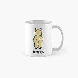 2-Sided Kiss My Alpacass Funny Alpaca Llama  Classic Mug RB2411