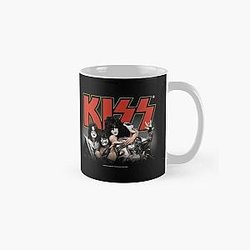 KISS Band - Red & Yellow Logo Classic Mug RB2411