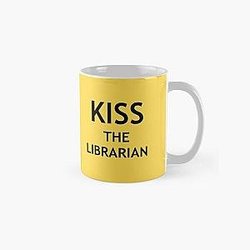 Kiss the Librarian Classic Mug RB2411