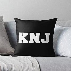 Knj Merch Kian And Jc Logo Throw Pillow RB1509