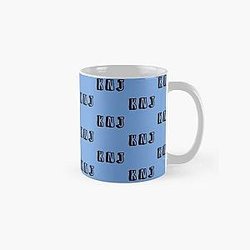 BTS RM Initials - KNJ Kim Namjoon Rap Monster Classic Mug RB1509