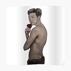 KNJ | back &amp; rose Poster RB1509