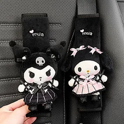 Kuromi Cartoon Plush Car Seat Belt Cover