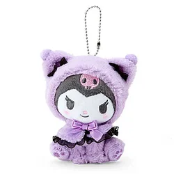 10cm Kuromi Sanrio Cartoon Plush Keychain