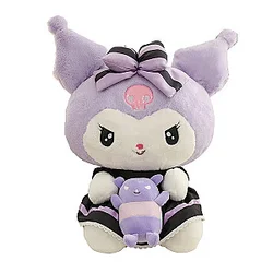 35-60cm Purple Kuromi Purple Bear Cute Stuffed Animal Plush