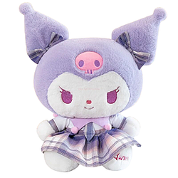 50-80cm Purple Kuromi Cartoon Large Cherry Velvet Stuffed Animal Plush