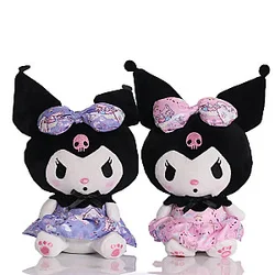 12CM Sanrioed Kuromi Plush Toys Keychains