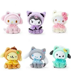 10-23cm Kuromi Cute Cartoon Stuffed Toy Plush