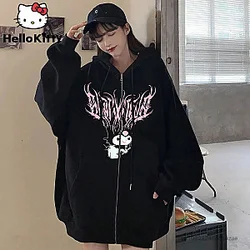 Kuromi Cute Cartoon Long Sleeve Hoodies