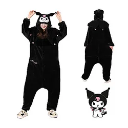 Kuromi Cute Pajamas Halloween Cartoon Cosplay Costume