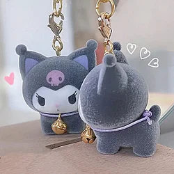 Kuromi Cartoon Sanrio Stuffed Animal Keychain