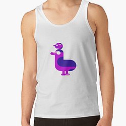 my kurzgesagt bird creative pink classic in white Tank Top RB0111