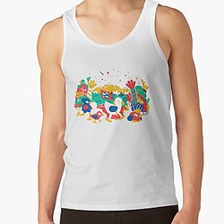 Kurzgesagt Merch Duck And Friends Tank Top RB0111