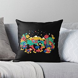 Kurzgesagt Merch Duck Friends Throw Pillow RB0111