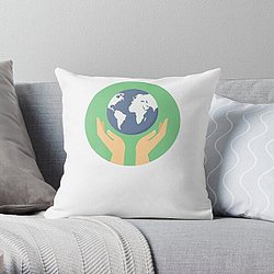 kurzgesagt-hinhtron Throw Pillow RB0111