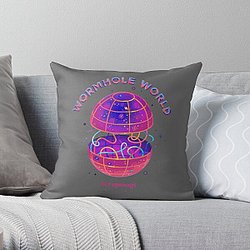 Kurzgesagt - 80s Wormhole Throw Pillow RB0111