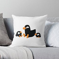 Kurzgesagt Birds Throw Pillow RB0111