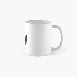 Kurzgesagt Bird Dark Blue Programming Coder Bird Classic Mug RB0111