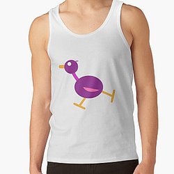 Kurzgesagt purple bird Tank Top RB0111