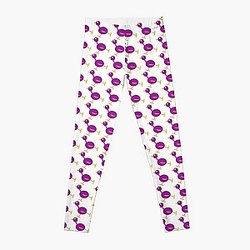 Kurzgesagt purple bird Leggings RB0111