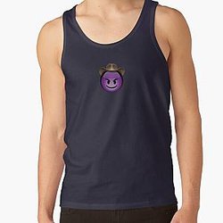 Lil Nas X Tank Tops - Lil Nas X Devil Cowboy Emoji Tank Top RB2103