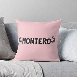 Lil Nas X Pillows - MONTERO by Lil Nas X - Devil Horns Throw Pillow RB2103