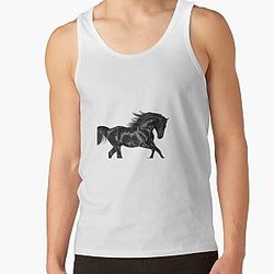 Lil Nas X Tank Tops - Lil Nas X - Old Town Road Tank Top RB2103