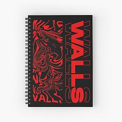 Louis Tomlinson Notebook - WALLS - Louis Tomlinson Spiral Notebook