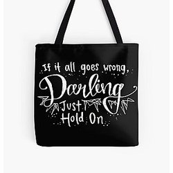 Louis Tomlinson Bags - Darling, Just Hold On - Louis Tomlinson All Over Print Tote Bag RB0308