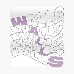 Louis Tomlinson Posters - Walls Louis Tomlinson coloured stripe purple Poster RB0308