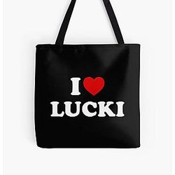 I love Lucki All Over Print Tote Bag RB1010