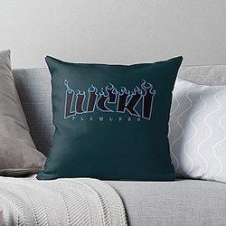 LUCKI FLAWLESS BLACK  Throw Pillow RB1010