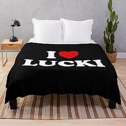 I love Lucki Throw Blanket RB1010