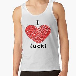 I Love Lucki   Tank Top RB1010